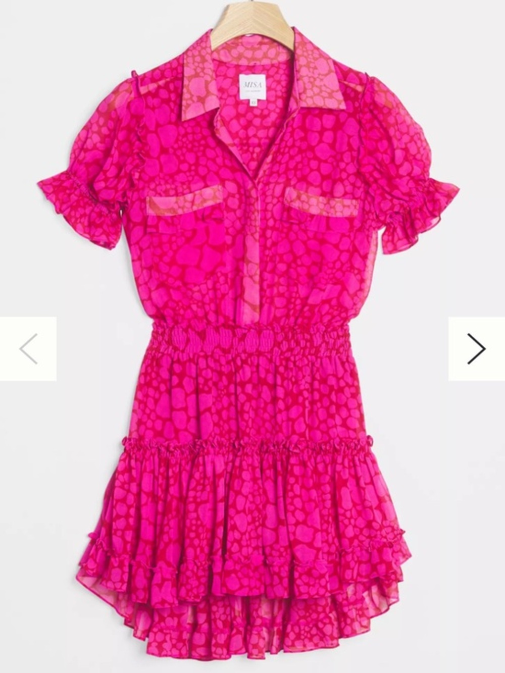 Misa Los Angeles Raspberry Mini Dress
